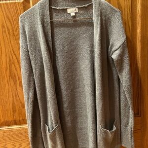 SO Grey Cardigan With Pockets Size : XS